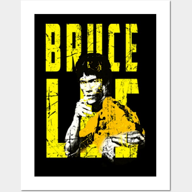 Be Water Lee Legend Bruce Movie Jeet Kune Do Wall Art by Garmentcrooks